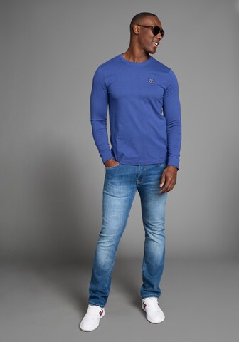 DELMAO Shirt in Blau