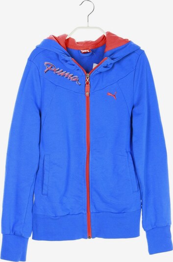 PUMA Sweatshirt & Zip-Up Hoodie in XS in Blue / Orange, Item view