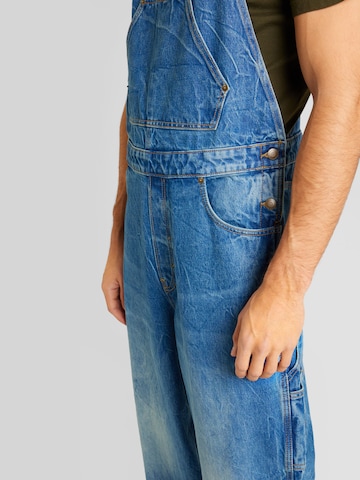 WEEKDAY Regular Jean Overalls 'Astro' in Blue