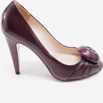 PRADA Pumps 39 in Lila: predná strana