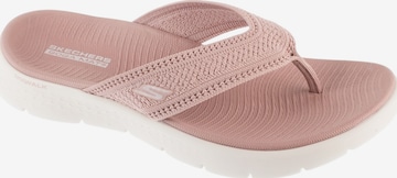 SKECHERS Zehentrenner 'Skechers Go Walk Flex Sandal - Holly' in Pink: Vorderseite
