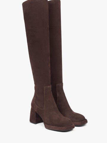 Estro Overknees '53-730-16' i brun