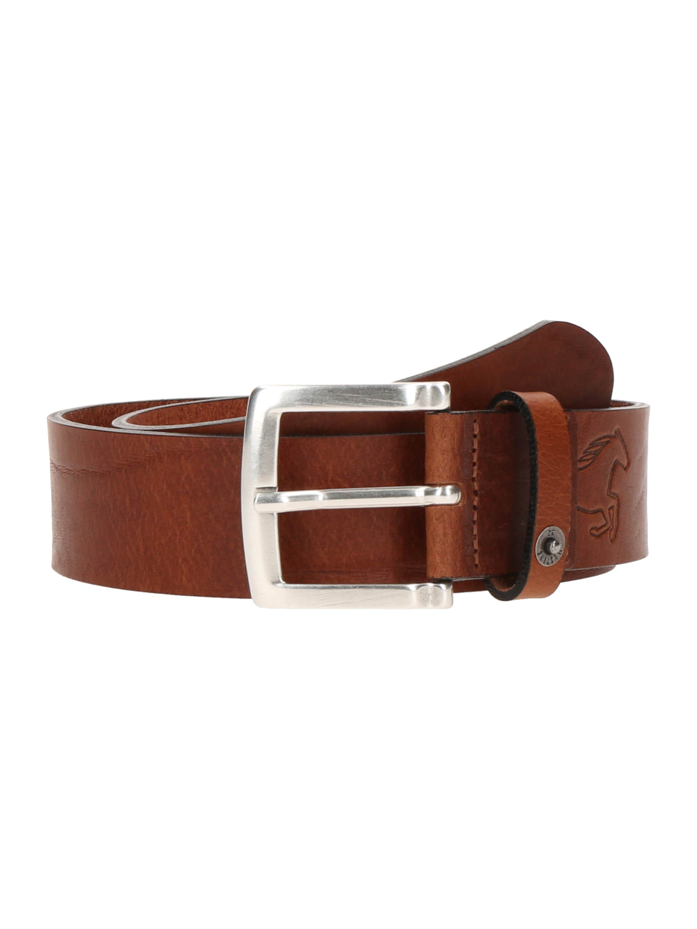 MUSTANG Opasek – hnědá: přední strana