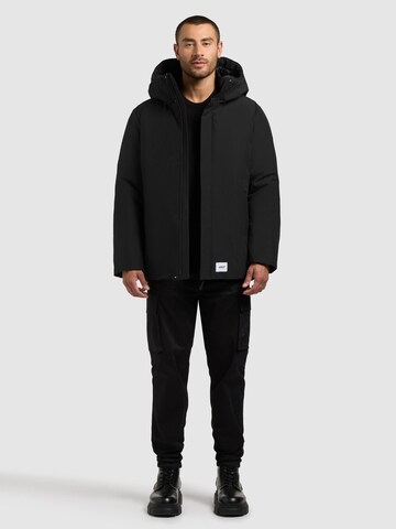 khujo Winterjacke 'Etian' in Schwarz