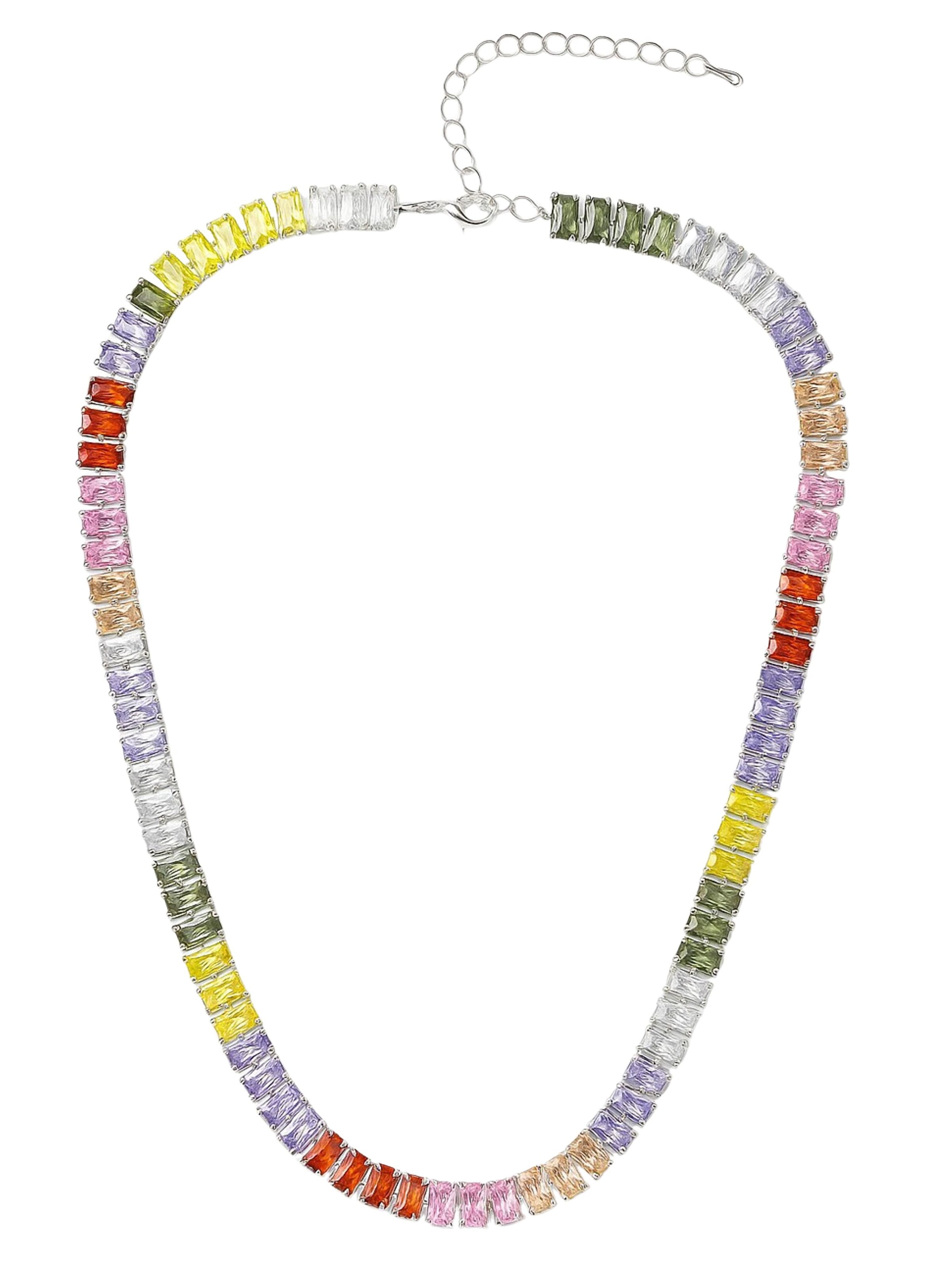 COLLEZIONE ALESSANDRO Necklace 'Prisma' in Mixed colors: front