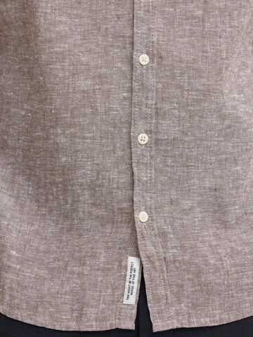 Casual Friday Regular fit Button Up Shirt ' CFAnton ' in Brown