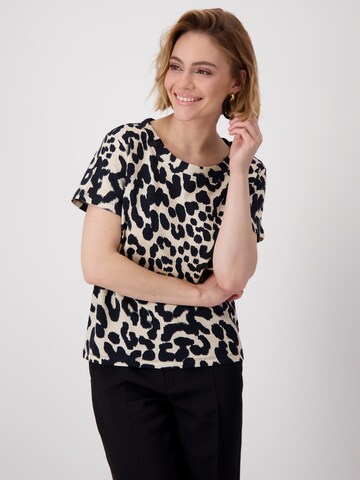 T-shirt monari en noir : devant