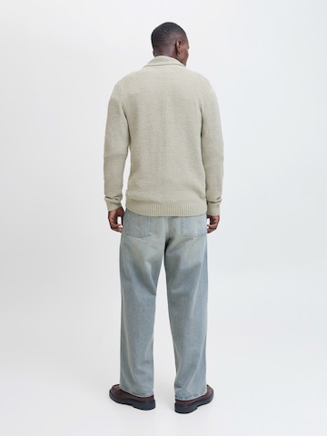 JACK & JONES Πλεκτή ζακέτα 'JJPAUL' σε λευκό