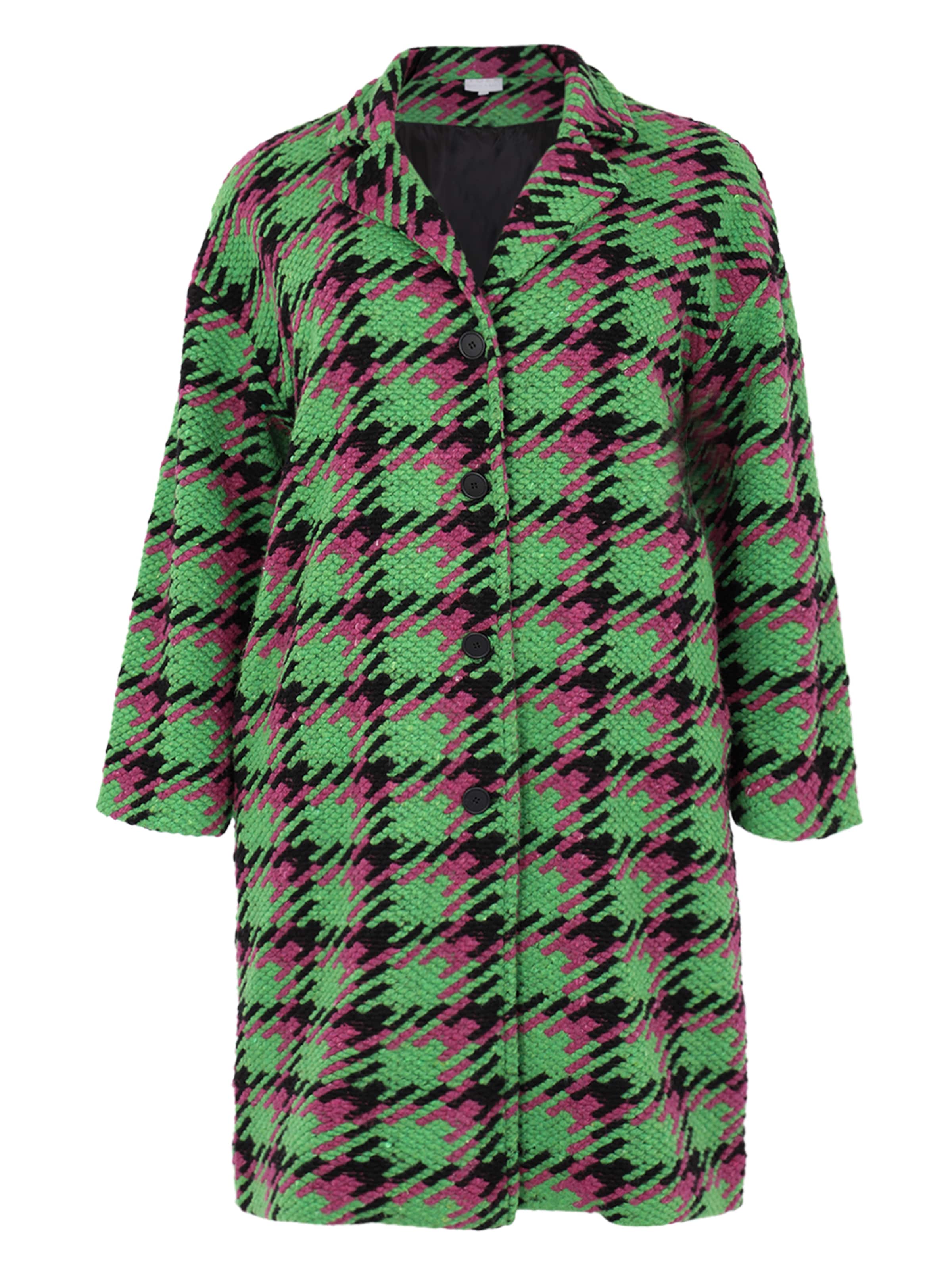 YOEK Übergangsmantel in Grün: Vorderseite