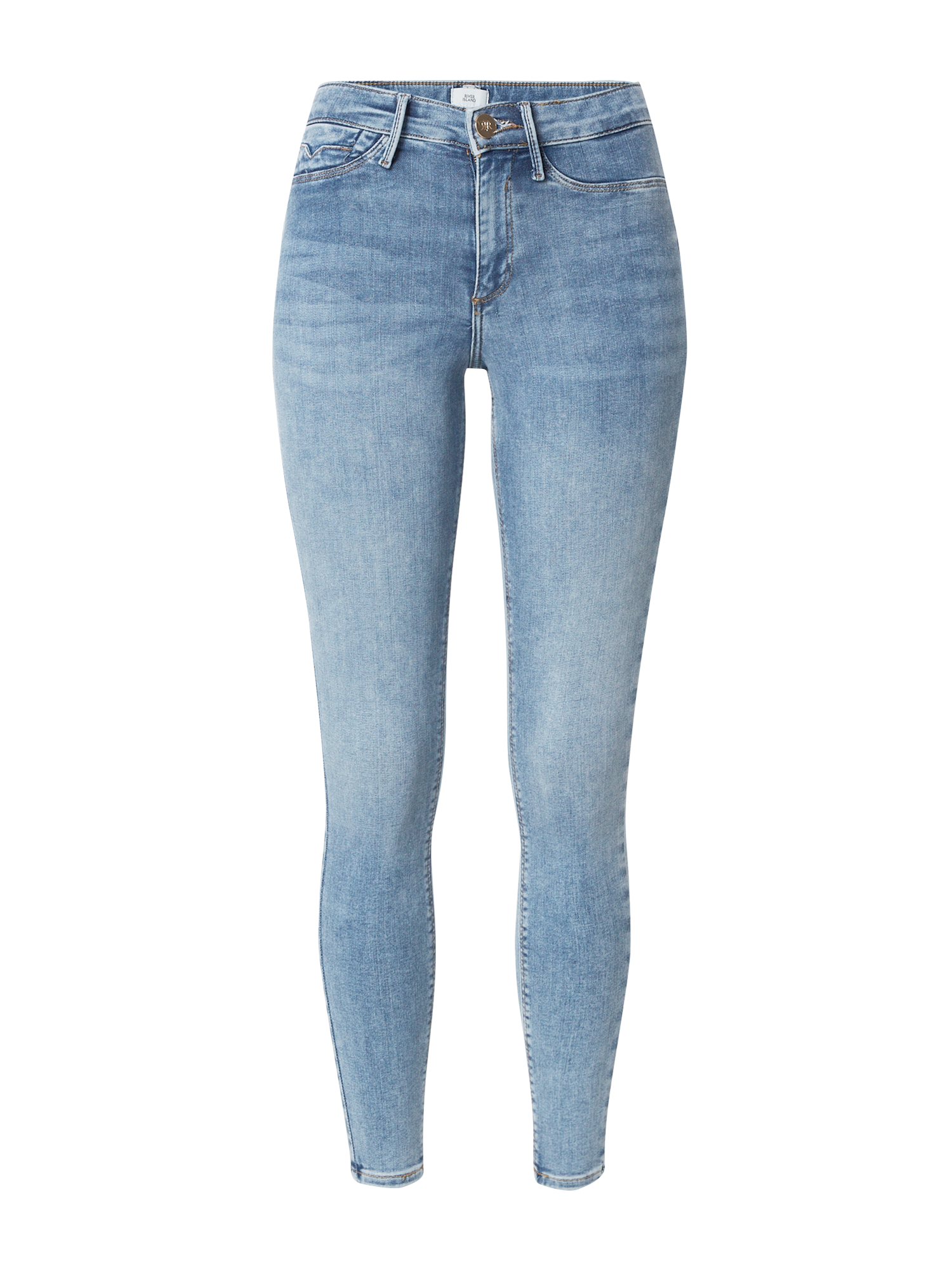 Donna Skinny fit River Island Jeans MOLLY in Blu 
