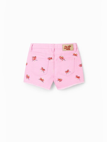 Desigual Regular Jeans in Roze