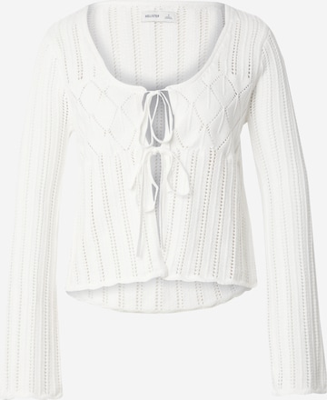 HOLLISTERKardigan - bijela boja: prednji dio
