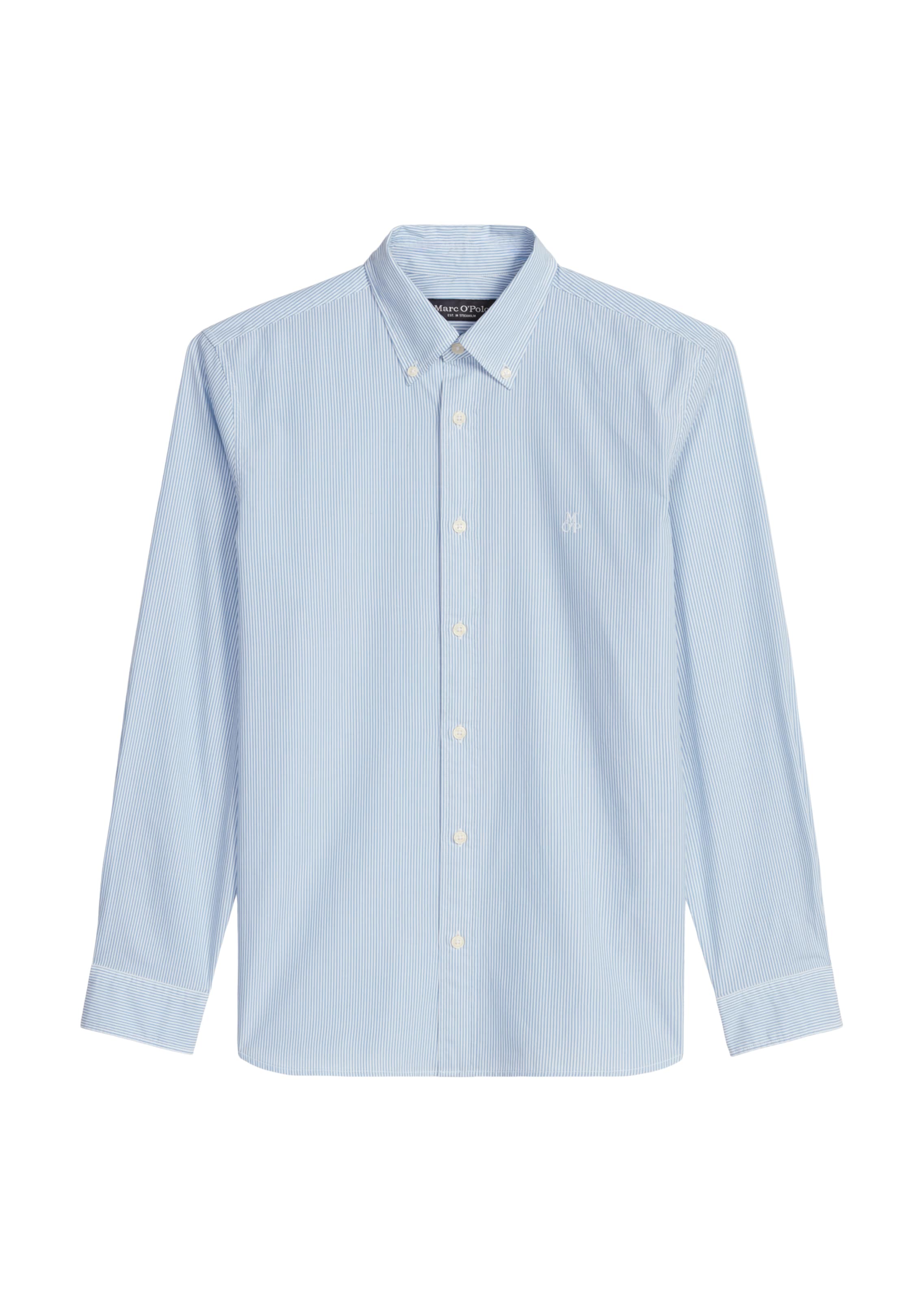 Marc O'Polo Regular Fit Hemd in Blau: Vorderseite