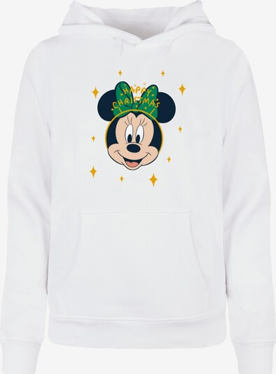 ABSOLUTE CULT Sweat-shirt 'Minnie Mouse - Happy Christmas' en nude / vert / noir / blanc, Vue avec produit