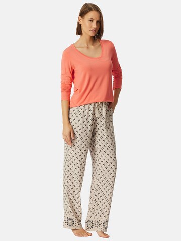 SCHIESSER - Pantalón de pijama ' Mix & Relax ' en beige