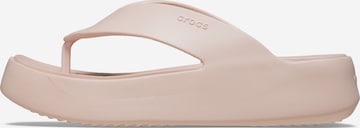 CrocsJapanke 'Getaway' - bež boja: prednji dio