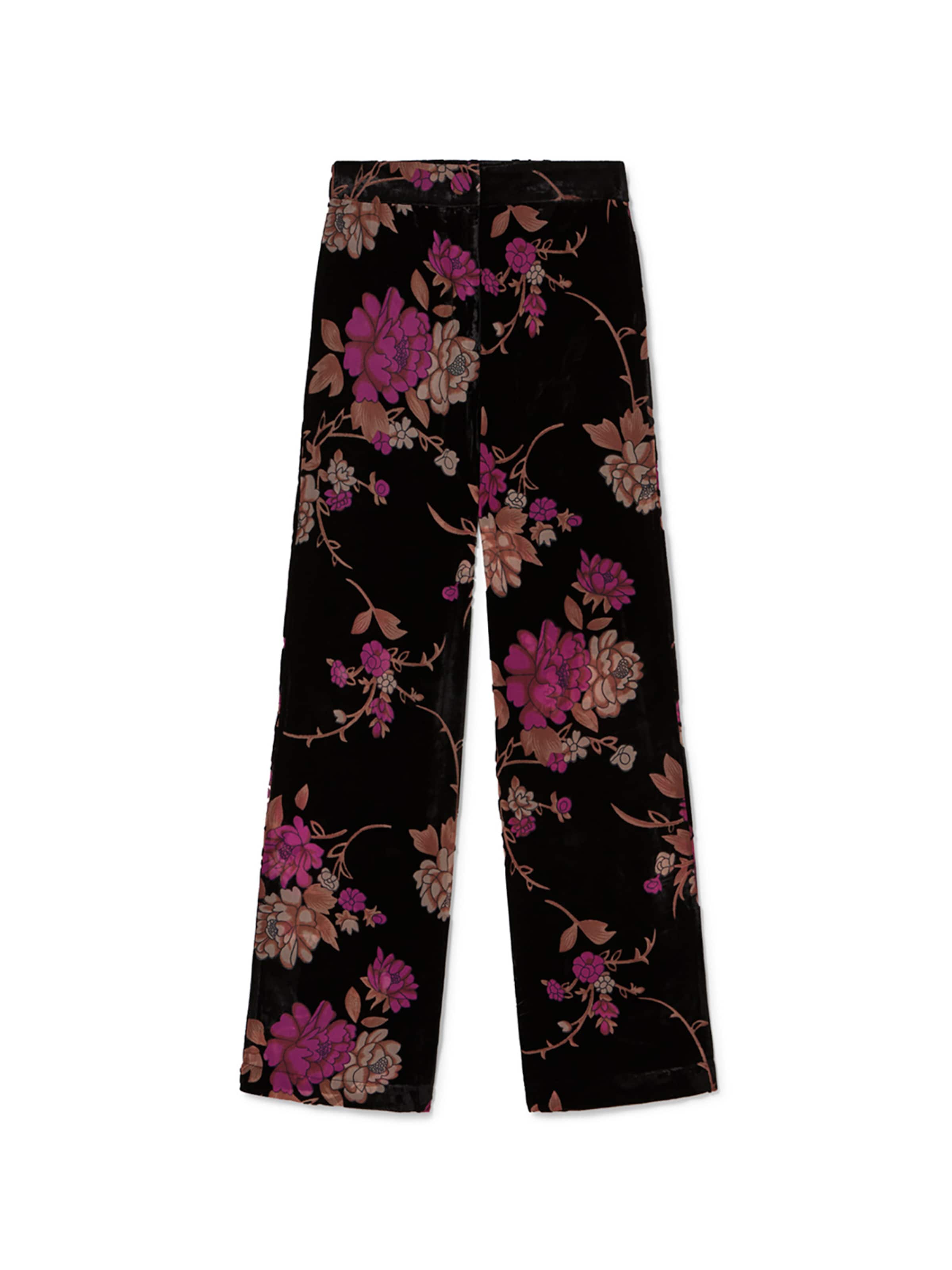 Lola Casademunt Wide leg Παντελόνι σε μαύρο: μπροστά