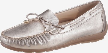 ARA Moccasins in Gold: front