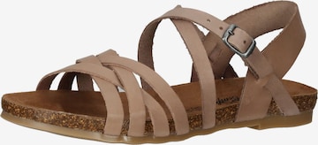 COSMOS COMFORT Strap Sandals in Beige: front