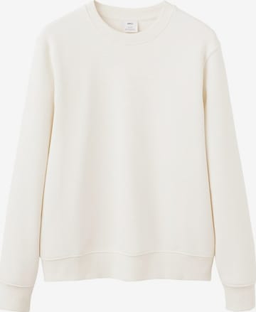 MANGO MAN Sweatshirt 'Nola' in White: front