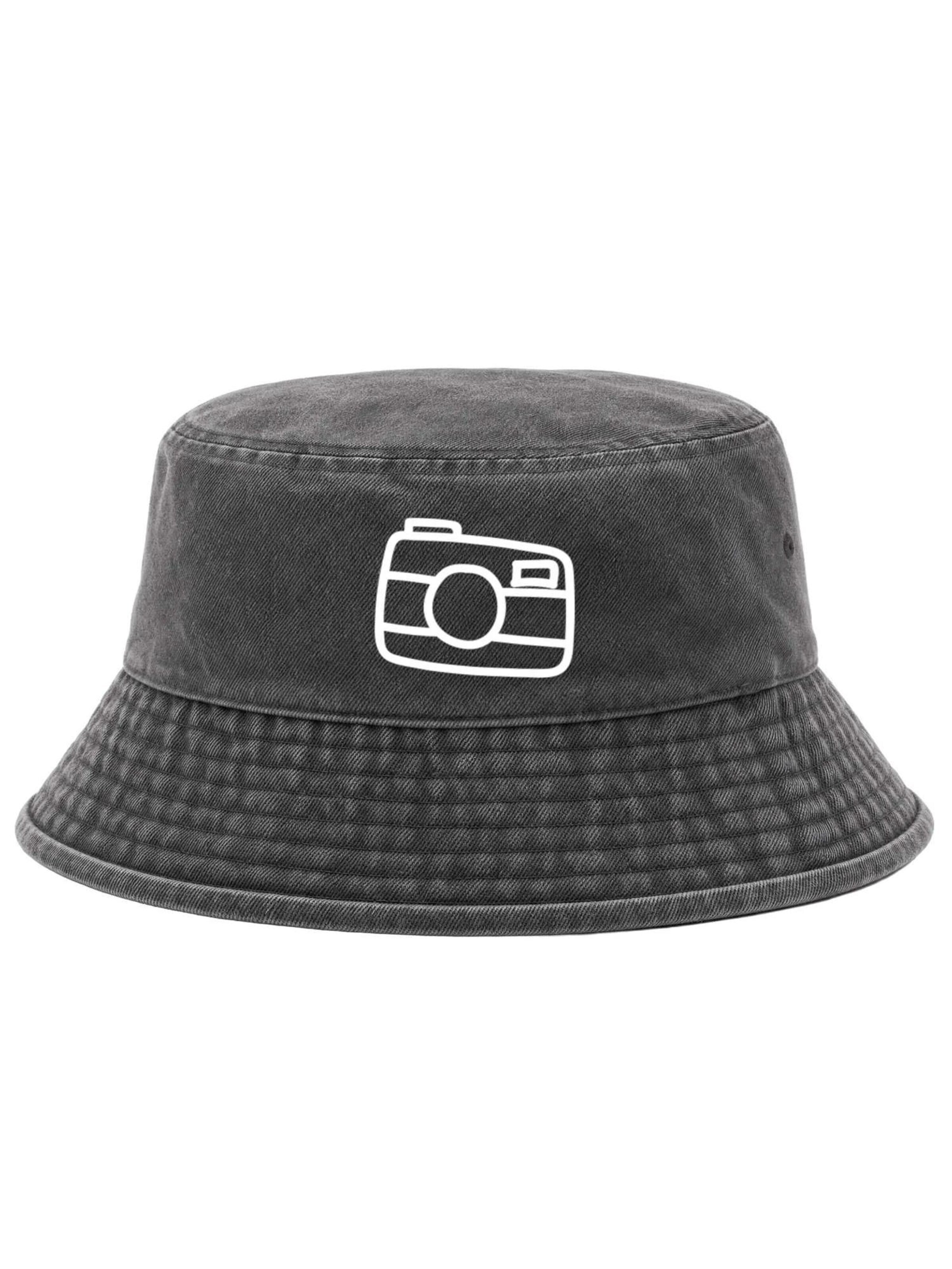 Neverless Hat 'Photography' in Black: front