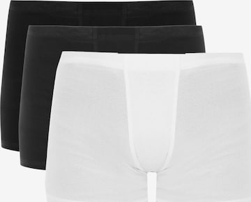 Boxers 'Detox Your Drawer – Men's Natural Underwear Starter Kit' ZUBEK en noir : devant