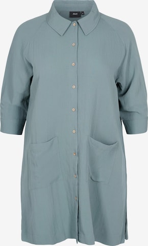 Zizzi - Blusa 'Macy' em verde: frente