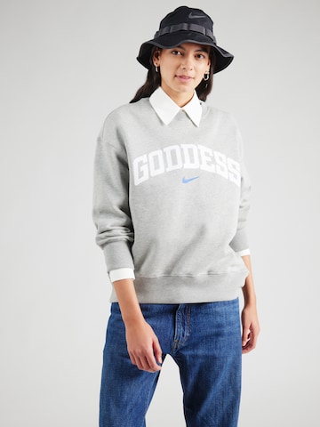 Nike Sportswear Sweatshirt 'PHNX FLC' in Grey: front