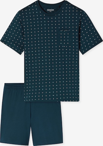 Pyjama court ' Comfort Essentials ' SCHIESSER en bleu : devant