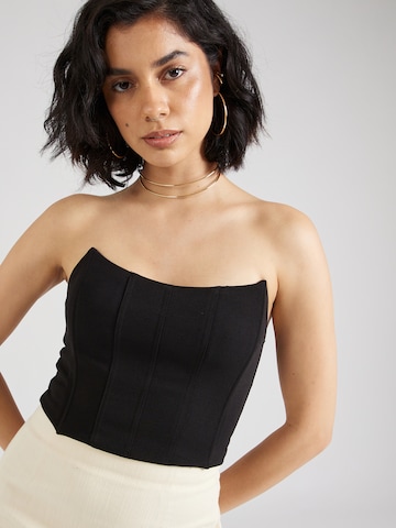 Nasty Gal Top in Schwarz