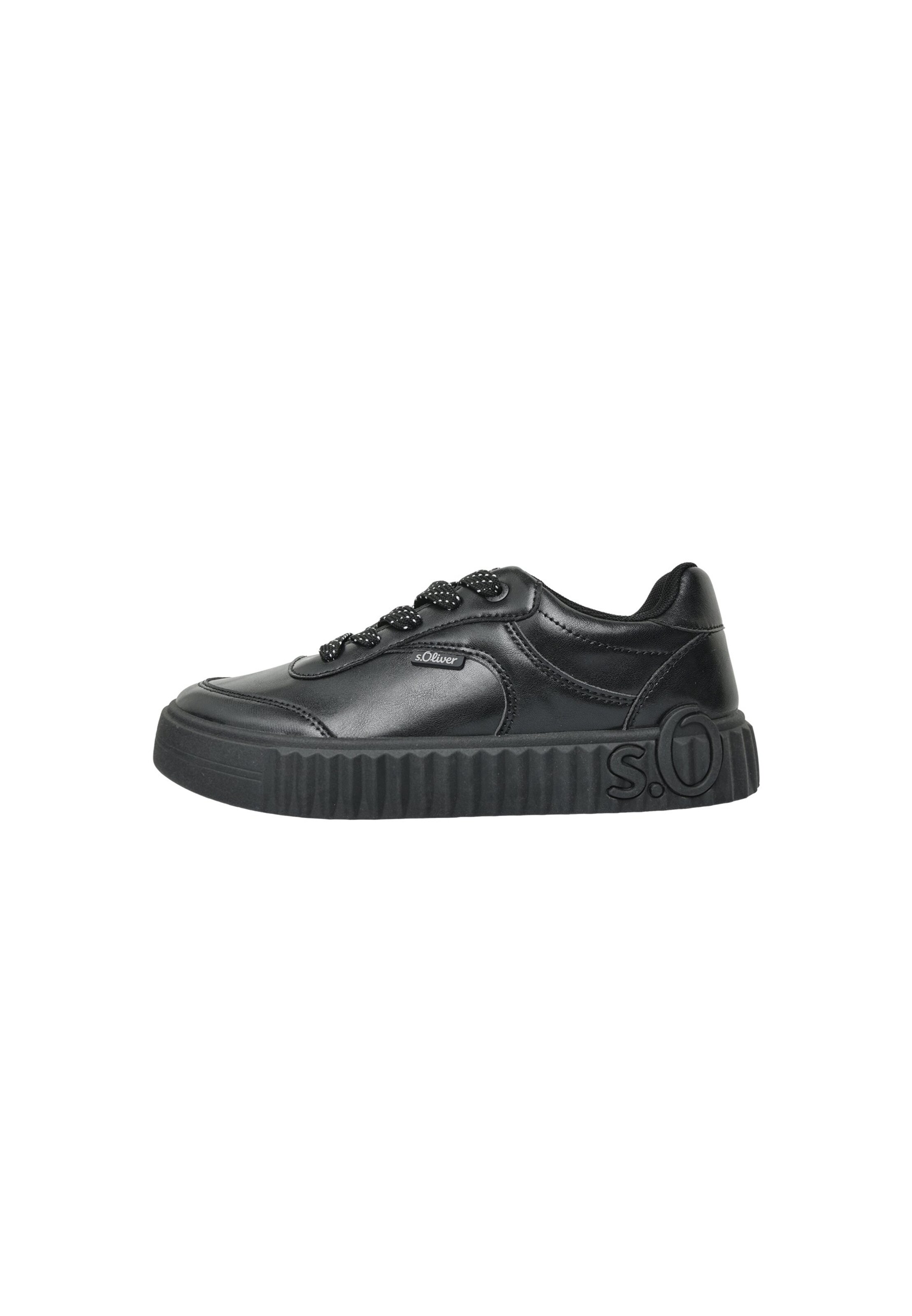 Baskets basses s.Oliver en noir : devant
