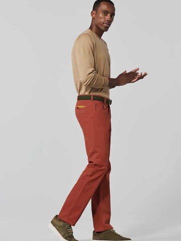 Regular Pantalon chino MEYER en marron