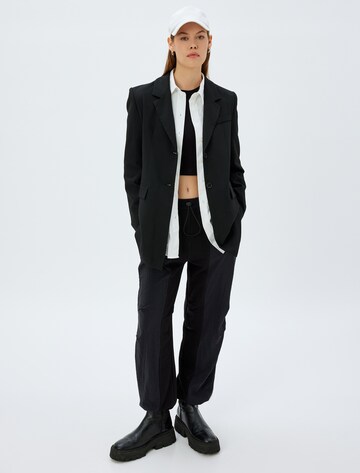 Koton Tapered Pants in Black