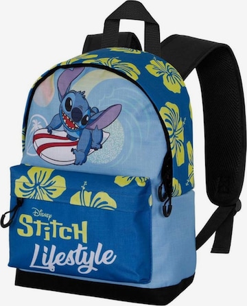 Disney Lilo & Stitch Rugzak 'Disney Stitch Rugzak Stitch Lifestyle Jongens Meisjes Hoogte 35cm' in Blauw: voorkant