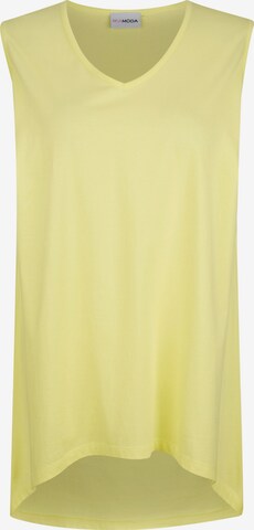 MIAMODA Top in Yellow: front