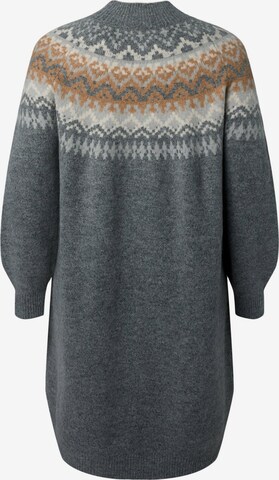 Zizzi Knit dress 'BEA' in Grey