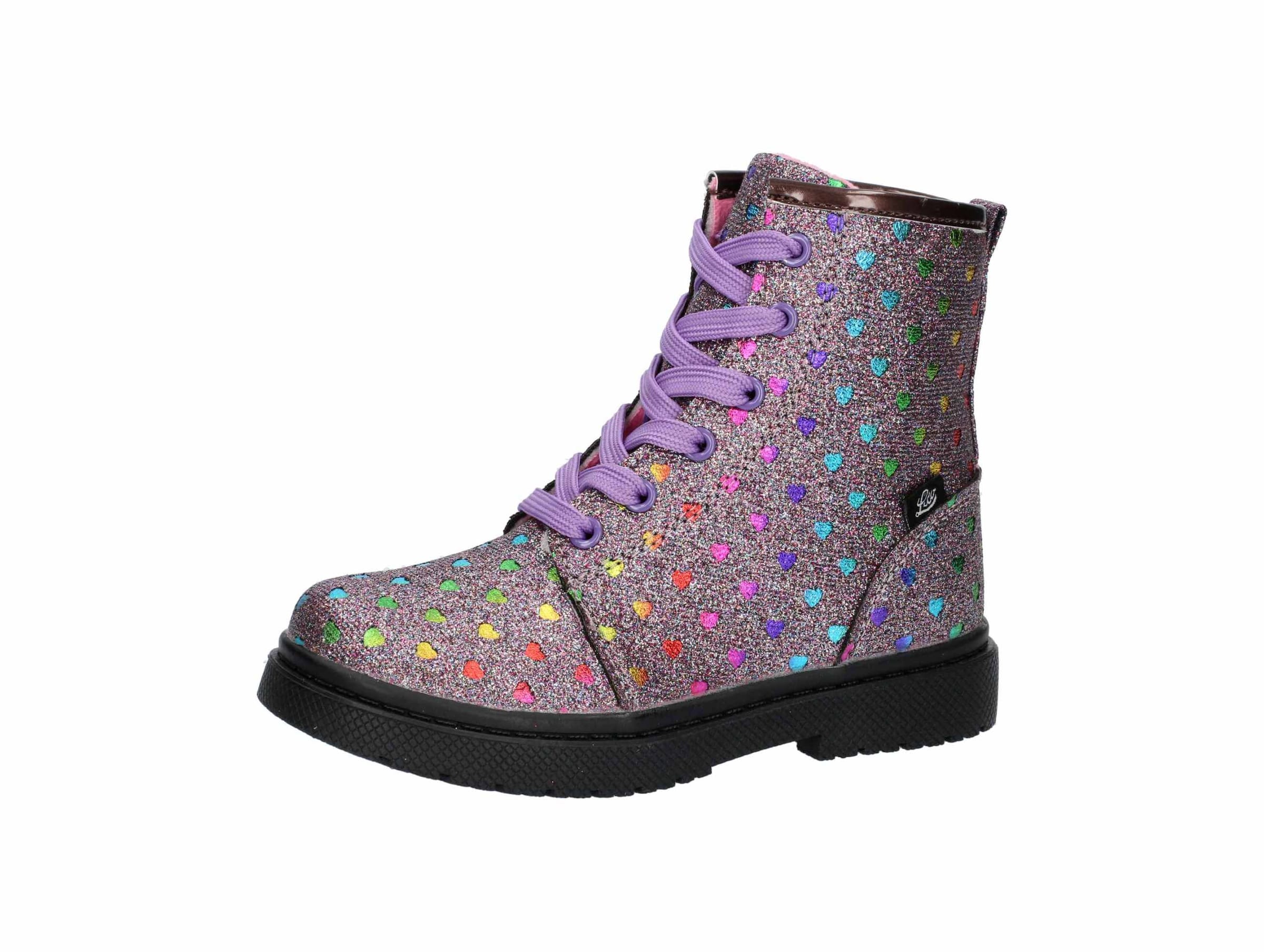 LICO Stiefel 'Isalie' in Lila: Vorderseite