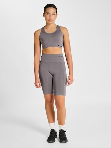 Hummel Bustier Sports-BH i grå
