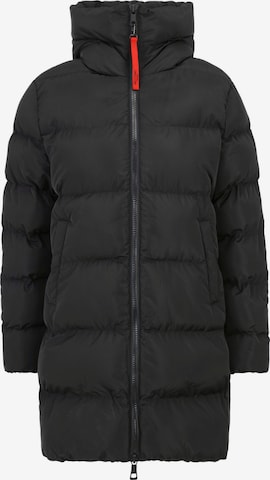 No. 1 Como Winter Coat 'ISCHG' in Black: front