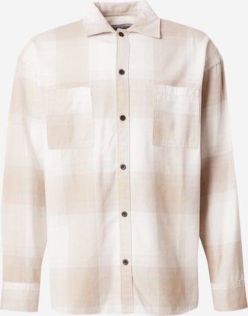 JACK & JONES Hemd 'JCOREFLEX DARREN' in Beige: Vorderseite