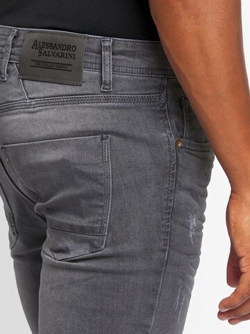 Alessandro Salvarini Regular Jeans in Grau