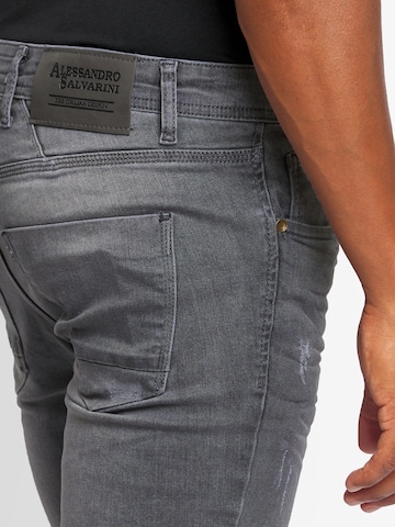 Alessandro Salvarini Regular Jeans in Grau