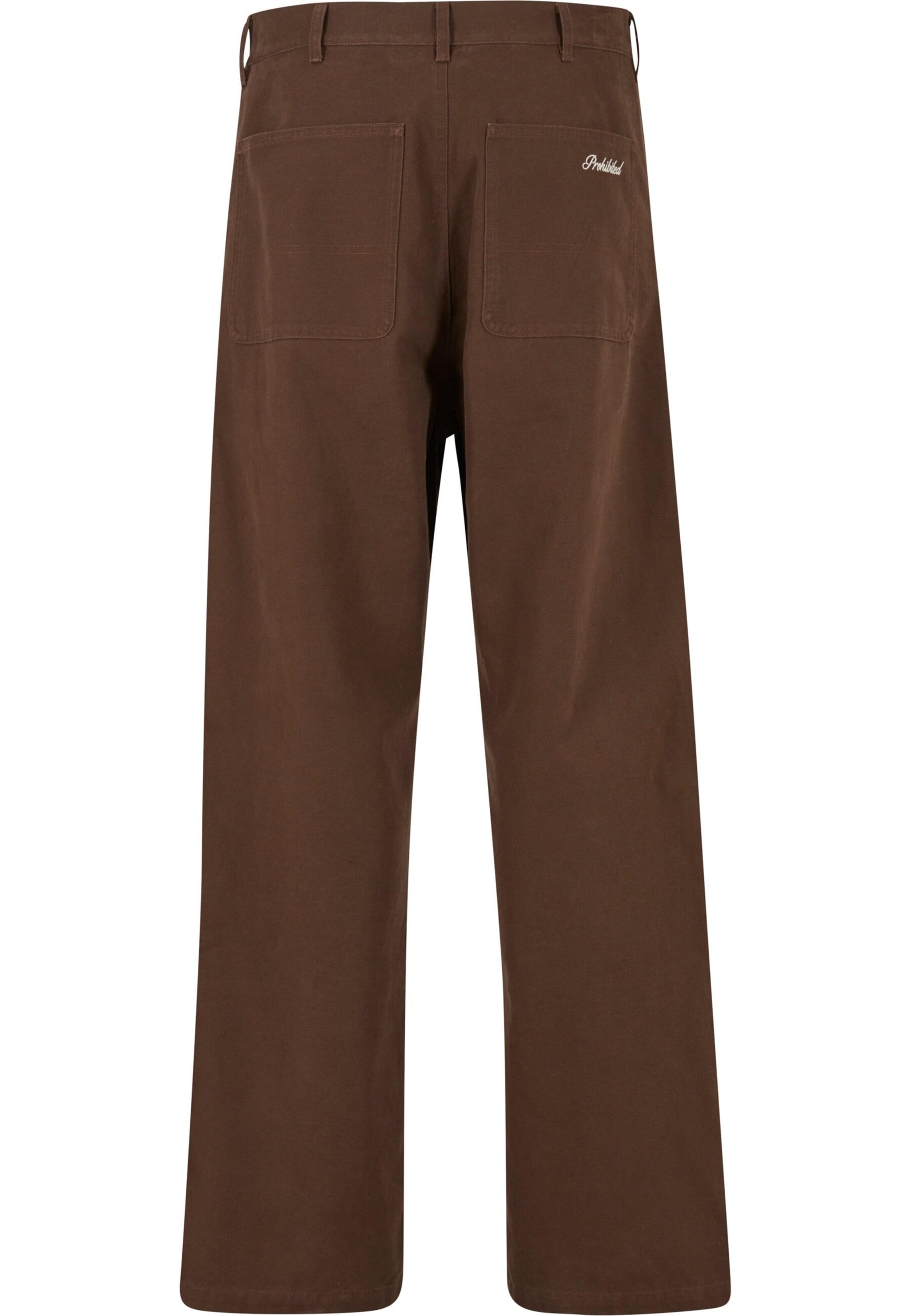 Prohibited Regular Hose 'East Ham' in Braun