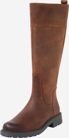 CLARKS Boots 'Orinoco' in Brown: front