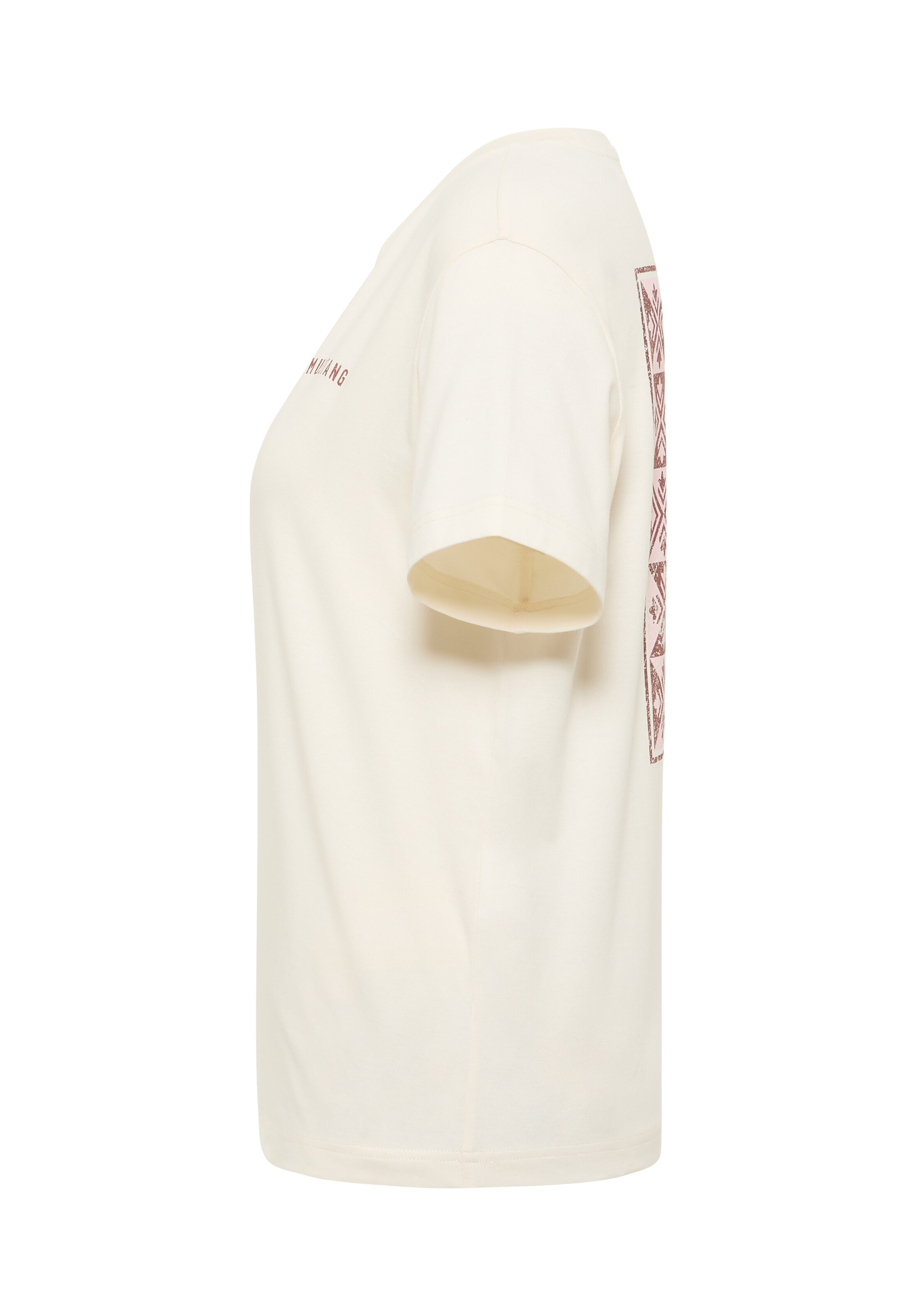 MUSTANG T-Shirt 'Floris' in Weiß