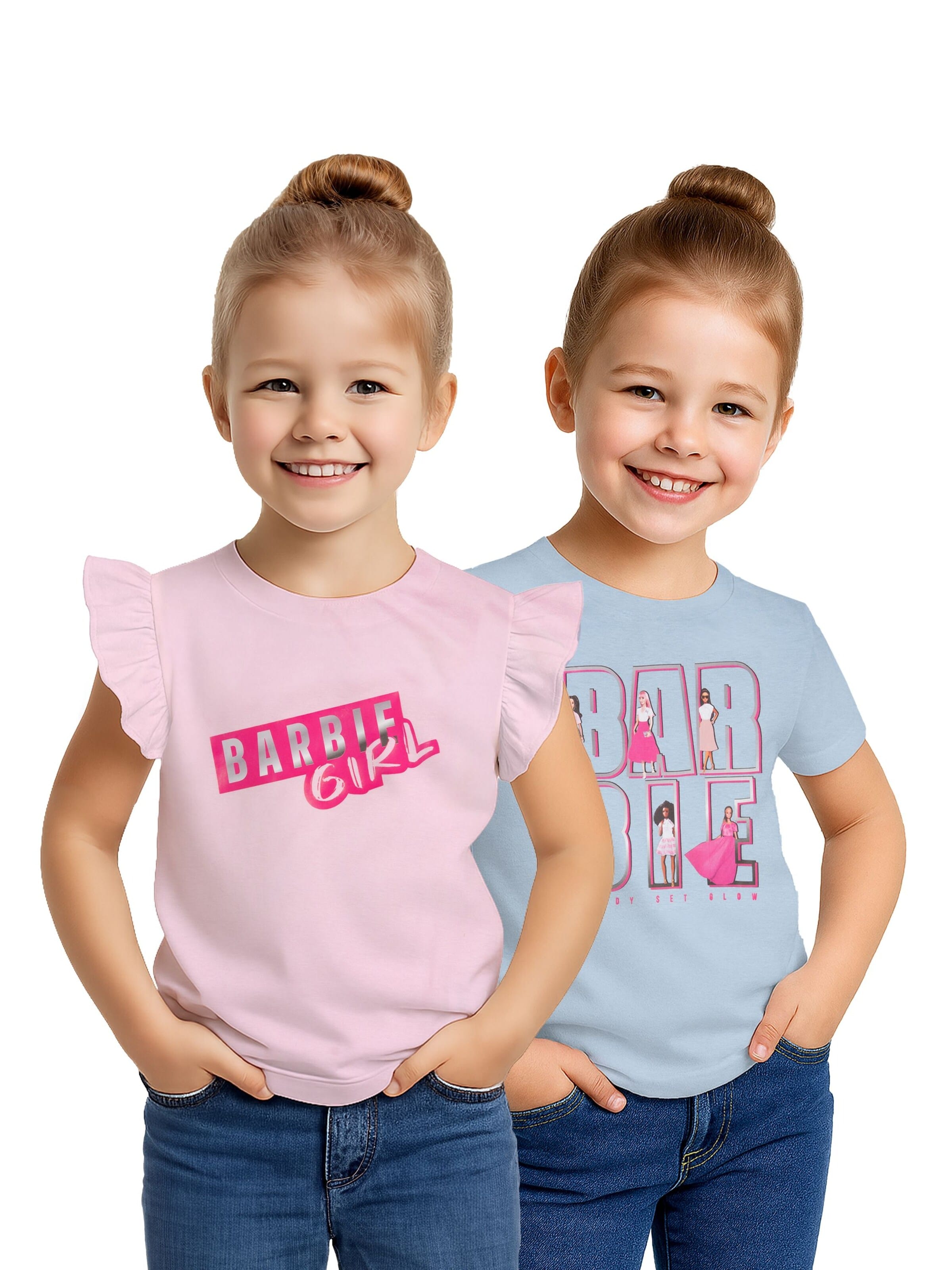 BARBIE Shirt in Mixed colours: front