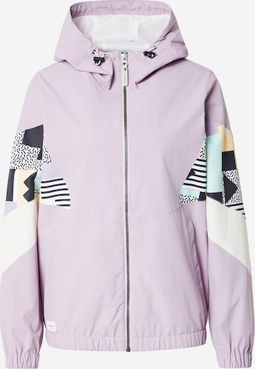 Iriedaily Jacke 'Streetz' in mint / helllila / schwarz / weiß, Produktansicht