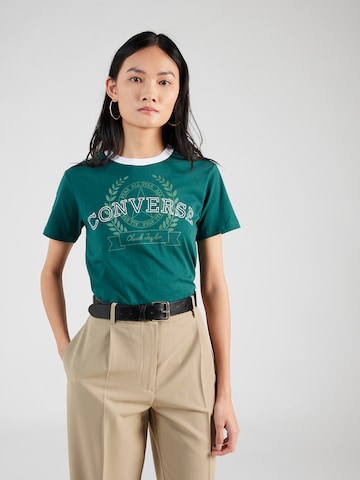 žalia CONVERSE Marškinėliai 'CHUCK TAYLOR': priekis
