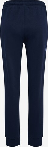 Effilé Pantalon de sport Hummel en bleu