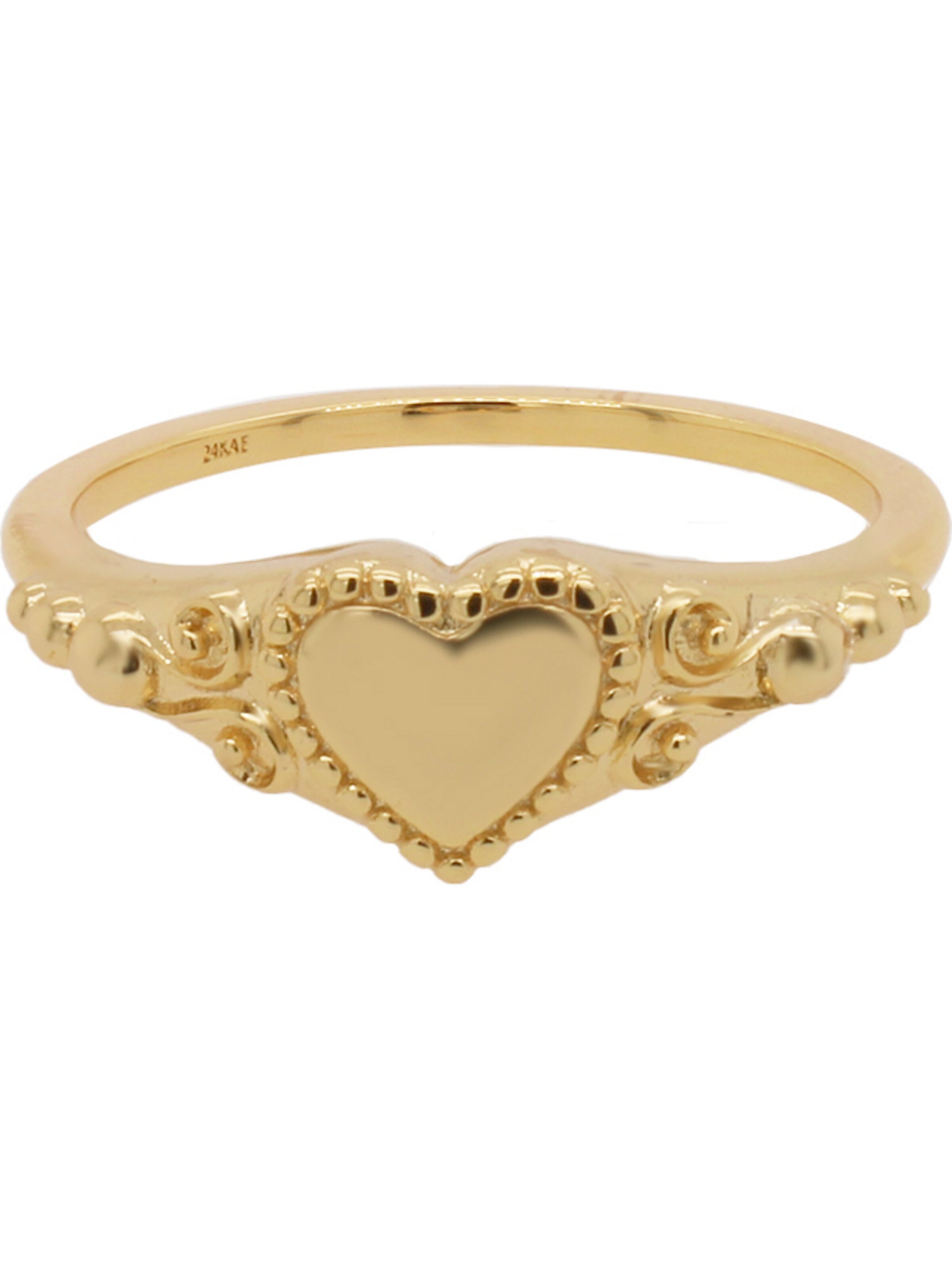 24Kae Ring in Gold: Vorderseite
